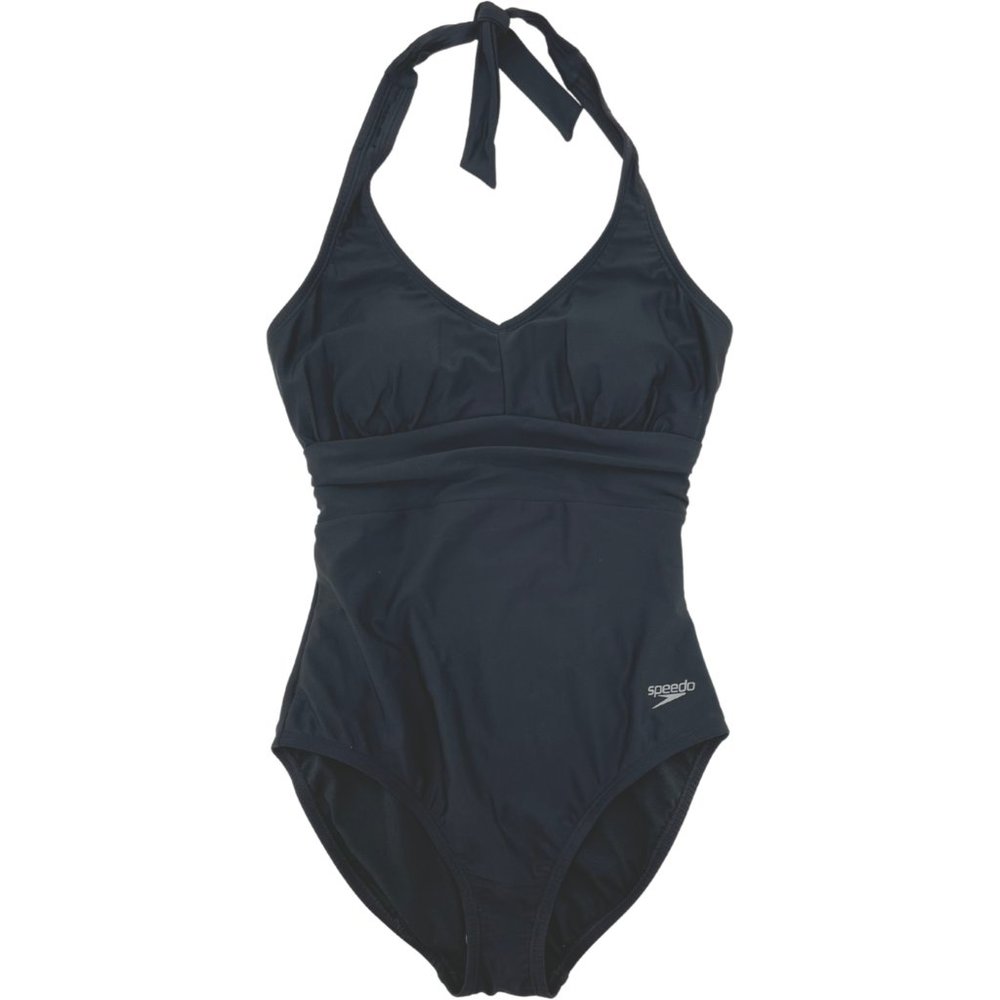 Speedo Women's Halter One Piece Swimsuit | Black | Various Sizes